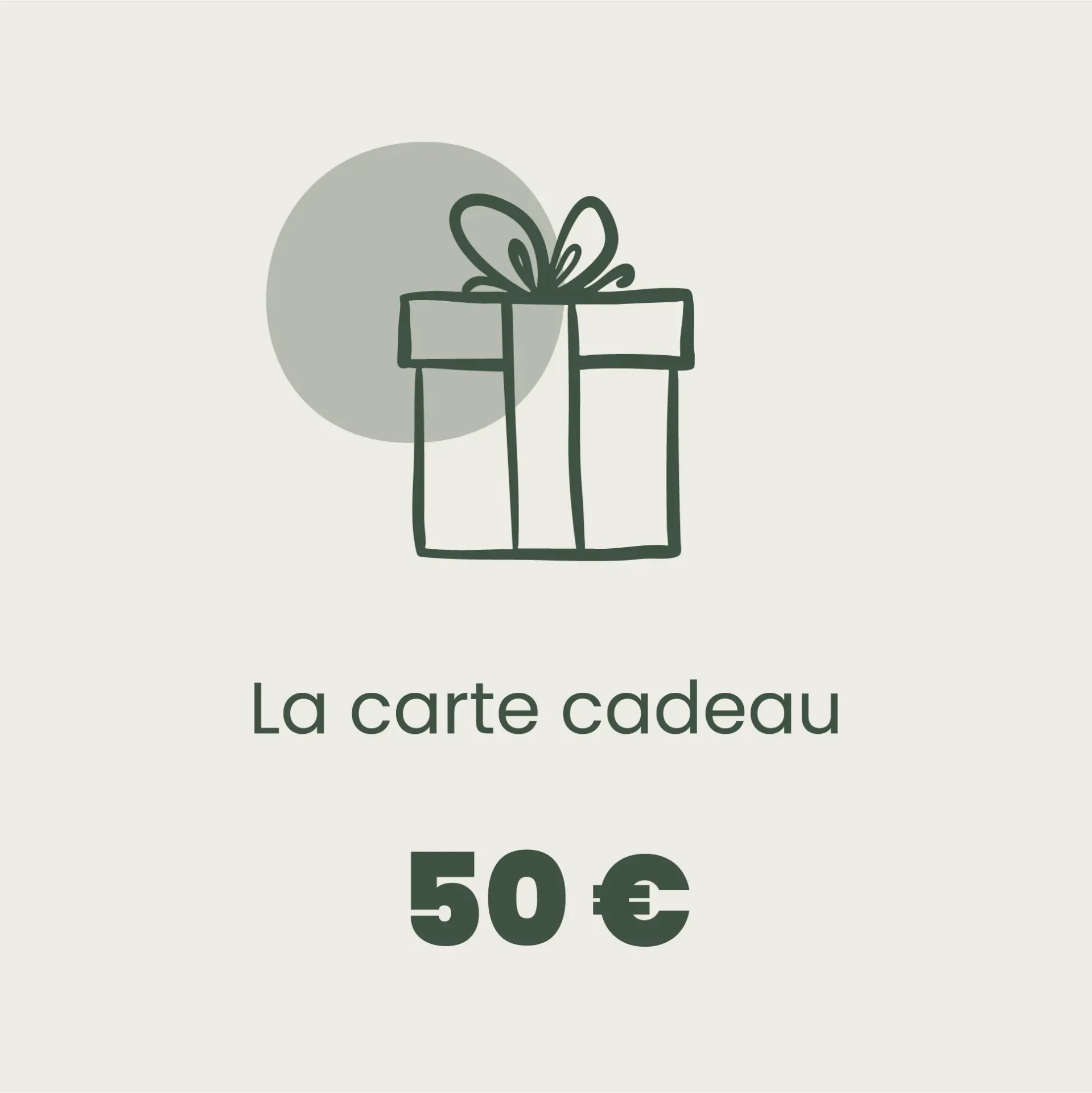 Carte cadeau